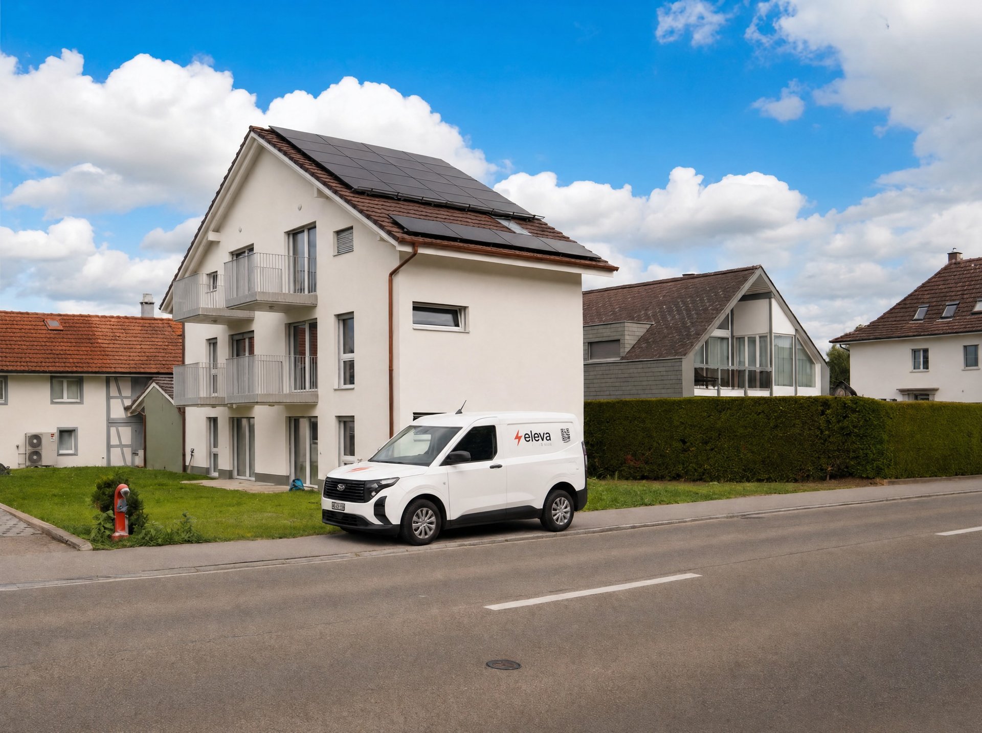 Neubau Mehrfamilienhaus mit PV-Anlage, Wynau